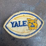 Vtg C.1940S Yale University Handsome Dan Collegiate Football Patch. Fixed Price $38.95.