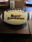 Franklin Professional Junior Night Lightning Football Glow The Dark. Fixed Price $28.95.