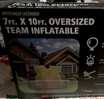 Michigan Wolverines Inflatable Oversized Team Logo Lights Stakes Ncaa. Fixed Price $99.99.