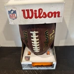 Wilson Nfl Composite Leather Junior Football With Pump And Tee. Fixed Price $15.00.