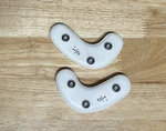 Vintage Football Helmet Jaw Pads 1/2 Thick Fits Bike Air Power Schutt & Riddell. Fixed Price $12.00.