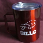 New, Buffalo Bills, Red Nfl Stainless Steel 15 Oz. Coffee Mug Cup, Logo Brands. Fixed Price $16.99.