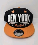 Flat Bill New York Snapback Baseball Hat Cap Ethos Premium Headwear Orange. Fixed Price $14.95.