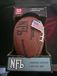 Wilson F1447 Nfl Official Size Genuine Full Grain Leather Football Made In.... Fixed Price $41.30.