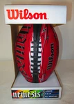 Wilson Nemesis Black, Red, Silver Football New. Fixed Price $39.99.
