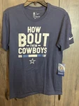 Nike Nfl Dallas Cowboys How Boot Them T-shirt Adult Small Blue Nwt. Fixed Price $27.99.