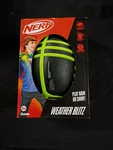 Nerf Weather Blitz Football Foam Color Black & Green New In Box. Fixed Price $14.54.