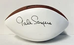 Gale Sayers Autographed Wilson Nfl White Panel Football (deflated) Jsa CK72438. Fixed Price $111.95.