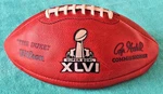 Super Bowl Xlvi (46) - Official Wilson Game Football Nfl Ny Giants Vs Pats. Fixed Price $79.95.