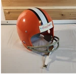 Vintage 1980'S Rawlings Football Helmet Cleveland Browns Colors, Size Large. Fixed Price $60.00.