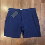 Nwt Mens Fabletics The Only Tech Shorts 8" Performance Chinos Golf Blue Sz 33. Fixed Price $46.99.