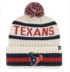 '47 Brand Houston Texans Bering Cuff Beanie Hat Adult Osfm Blue Red New. Fixed Price $16.00.
