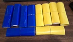 Athletic Works Flag Football 10 Person Set Blue & Yellow In Sports Carry Bag. Fixed Price $18.95.