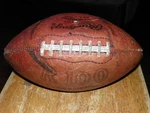 Vintage Rawlings R100 Top Grain Leather Football Official Size/weight. Fixed Price $25.88.