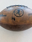 Washington Redskins Wilson Official Junior Size Leather Football WTF1529. Fixed Price $75.67.