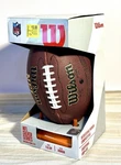 Wilson Nfl Composite Leather Junior Football With Air Pump & Tee New. Fixed Price $12.00.
