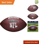 Peewee Nfl Football By Wilson - Classic Design, Soft Grip Excellent For Play. Fixed Price $31.95.