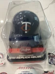 Minnesota Twins Mlb Rawlings Replica Mini Helmet Autograph Display Stand & Ball. Fixed Price $14.98.