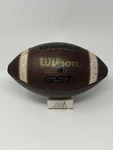 Wilson Gst Tdj Junior Size (age 9-12) Used Leather Football Game Prepped. Fixed Price $77.95.