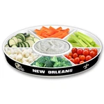 Nfl New Orleans Saints Party Platter Fremont Die Football Tailgate Bowl &divider. Fixed Price $19.49.