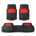 Universal Rubber Floor Mats Touchdown Football Design Red For Car Suv Van. Fixed Price $39.99.