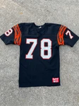 Vintage Usa Made Nfl Cincinnati Bengals #78 Sz Med Rawlings Mens Football Jersey. Fixed Price $100.00.