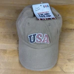 Usa Patriotic Hat Cap Stars Stripes American Flag Wemco Snap Strap Baseball Nwt. Fixed Price $8.99.