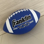 Franklin Sports 100 Series Football 33048-2 Junior Rubber Blue White Black. Fixed Price $12.99.