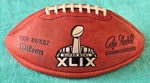 Super Bowl Xlix (49) - Official Wilson Game Football Nfl Seahawks Vs Pats. Fixed Price $79.95.