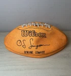 Oj Simpson F0425 Orange Wilson Football "the Juice" Vintage 1970S 1980S. Fixed Price $39.99.