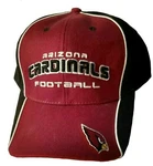 Nfl Arizona Cardinals Football Raised Embroidered & Black Cap New. Fixed Price $16.78.