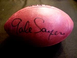 Gale Sayers Chicago Bears Hof Signed Auto Vintage Wilson Nfl Game Football Jsa. Fixed Price $349.99.