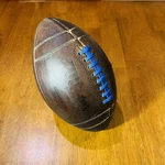 Wilson Gst Full-size Football Fully Game Prepped Mudded Conditioned Tacked Blue. Fixed Price $109.99.