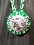 Philadelphia Eagles Kelly Green 3D Printed Spinning Fan Chain Fly. Fixed Price $17.98.