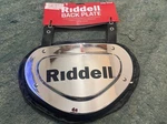 Riddell Football Back Plate - Chrome & Black One Size New. Fixed Price $17.99.