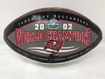 New Wilson F1192 Autograph Football White/brown Superbowl 37 Bucs Vs Raiders. Fixed Price $54.95.