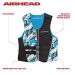 15002-10 Airhead Camo Cool Mens Kwik-dry Neolite Vest Adult Large Black Blue. Fixed Price $62.12.