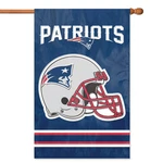 Party Animal Nfl New England Patriots 2-SIDED 44" X 28" Applique Banner Flag. Fixed Price $23.99.