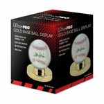 Ultra Pro Baseball Holder -gold Base! Clear Perfect Fit!! New. Fixed Price $11.63.