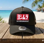 Yoshimura Embroidered Mesh Trucker Hat Casual Racing Fan Cap. Fixed Price $26.59.