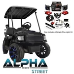 Club Car Precedent/onward/tempo Alpha Street Body Kit In Black With Ultimate Plu. Fixed Price $1299.00.