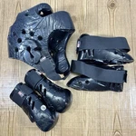 Champion Taekwondo Sparring Pads Set Child Youth Medium Headgear Feet Hand Cover. Fixed Price $32.19.