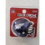 Nfl Denver Broncos Riddell Sport Color Chrome Football Micro Pocket Helmet. Fixed Price $7.60.