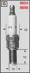 Champion Candle Honda Cbr Fx 600 1999 2000 2001 8698. Fixed Price $7.78.
