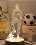 Led 3D Table Lamp Football-themed Creative Night Light Decorative. Fixed Price $10.00.