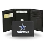 Nfl Rico Industries Embroidered Leather Trifold Wallet, Dallas Cowboys. Fixed Price $59.99.