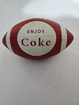 Inflated Vintage Coca-cola Football Soda Small Red Promotional Enjoy Coke 9. Fixed Price $29.00.