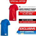 Augusta Sportswear 250 Ladies 100% Polyester V-neck Replica Football T-shirt. Fixed Price $23.32.