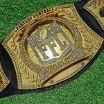 Fantasy Football Championship Belt Gold Ffl Trophy With Crystals. Fixed Price $179.99.