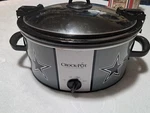 Dallas Cowboys 6QT Crockpot Slow Cooker SCCPNFL600 Rare. Fixed Price $79.99.